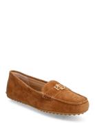 Barnsbury Suede Loafer Loaferit Matalat Kengät Lauren Ralph Lauren