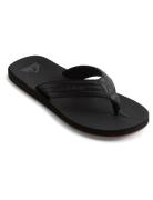 Carver Nubuck Flipflopit Rantasandaalit Sandaalit Black Quiksilver