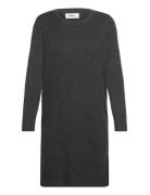 Onlrica Life L/S O-Neck Dress Knt Noos Polvipituinen Mekko Black ONLY