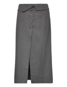 Long Suiting Skirt Polvipituinen Hame Grey Les Coyotes De Paris