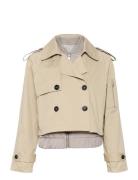 Marikb Short Jacket Trenssi Takki Beige Karen By Simonsen