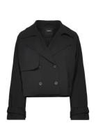 Trenchcoat Lova Trenssi Takki Black Lindex