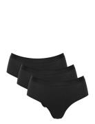 Sloggi Go Casual Midi 3P Alushousut Brief Tangat Black Sloggi