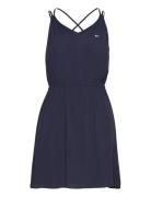 Tjw Essential Strappy Dress Lyhyt Mekko Navy Tommy Jeans