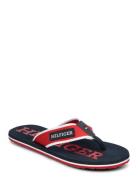 Patch Hilfiger Beach Sandal Flipflopit Rantasandaalit Sandaalit Red To...