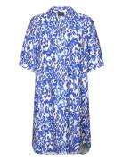 Casual Dress Polvipituinen Mekko Blue Brandtex