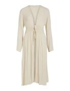 Vimaeve L/S Kaftan/Ef Rantavaatteet Cream Vila