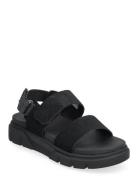 Greyfield Sandal Backstrap Sandal Black Suede Matalapohjaiset Sandaali...