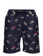 Swim Shorts Aop Uimashortsit Navy Minymo