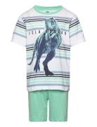 Set Pyjalong Pyjamasetti Pyjama Green Jurassic World