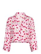 Jacket Ls Vis Cherry Toppi Pink Hunkemöller