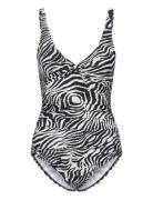 Zebra Simi Swimsuit Uimapuku Uima-asut Black Panos Emporio