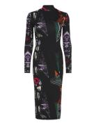 Malaga M. Christian Lacroix Polvipituinen Mekko Black Desigual