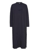 Anayars Dress Polvipituinen Mekko Navy Résumé