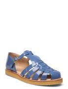 Sandals - Flat - Closed Toe - Op Matalapohjaiset Sandaalit Blue ANGULU...