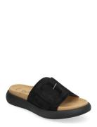 Slip-In Matalapohjaiset Sandaalit Black Gabor