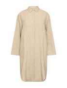 Wa-Corinna 2 Polvipituinen Mekko Beige Wasabiconcept