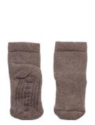 Cotton Socks - Anti-Slip Jarrusukat Beige Melton