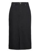 Carayoe Hw Maxi Slit Skirt Dnm Dot Polvipituinen Hame Black ONLY Carma...