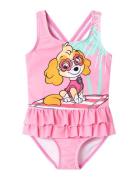 Nmfmusa Pawpatrol Swimsuit Cplg Uimapuku Uima-asut Pink Name It