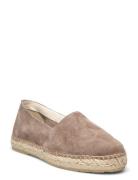 Slfhella Suede Espadrilles Matalat Sandaalit Espadrillot Beige Selecte...