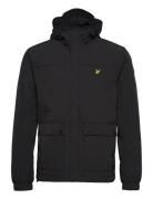 Hooded Pocket Jacket Ohut Takki Black Lyle & Scott