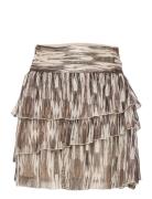 Skirt Lyhyt Hame Beige Sofie Schnoor