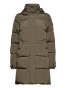 Alsea Puffy Parka Topattu Pitkä Takki Green WOOLRICH