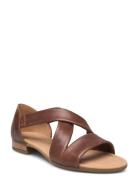 Flat Sandal Matalapohjaiset Sandaalit Brown Gabor