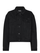 Berit Denim Jacket Asphalt Black Farkkutakki Denimtakki Black Nudie Je...