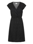 Eduasz Ss Dress Lyhyt Mekko Black Saint Tropez