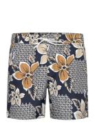 Banks Floral Swim Trunks Uimashortsit Navy J. Lindeberg