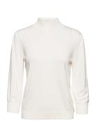 Mersin Roll Neck Knit Tops Knitwear Turtleneck White Minus