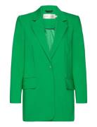 Zellaiw Long Blazer Blazers Single Breasted Blazers Green InWear