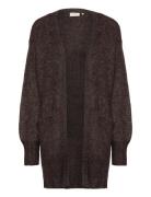 Kaalioma Knit Cardigan Tops Knitwear Cardigans Brown Kaffe