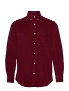 D1. Reg Corduroy Shirt Bd Tops Shirts Casual Red GANT