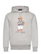 Polo Bear Fleece Hoodie Tops Sweat-shirts & Hoodies Hoodies Grey Polo ...