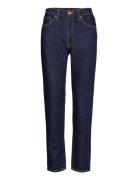 Breezy Britt Bottoms Jeans Straight-regular Blue Nudie Jeans