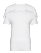 Jbs 2-Pack O-Neck Bamboo Tops T-shirts Short-sleeved White JBS