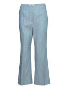 Jerry - Summer Pinstripe Bottoms Trousers Flared Blue Day Birger Et Mi...