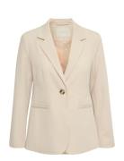 Kasakura Blazer Blazers Single Breasted Blazers Cream Kaffe