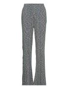 Dafnie Pants Bottoms Trousers Flared Grey Hosbjerg