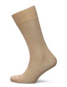 Beige Ribbed Socks Underwear Socks Regular Socks Beige AN IVY