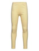 Leggings Jacquard Bottoms Leggings Yellow En Fant