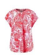 Blouse 1/2 Sleeve Tops Blouses Short-sleeved Red Gerry Weber