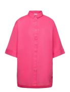 Fpmaddie Sh 1 Tops Shirts Short-sleeved Pink Fransa Curve