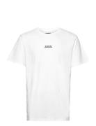 Cohen Brushed Tee Ss Tops T-shirts Short-sleeved White Clean Cut Copen...