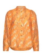 H Sty Shirt Tops Shirts Long-sleeved Orange Second Female