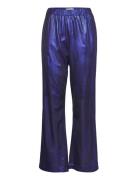 Tuula Pants Bottoms Trousers Wide Leg Blue Lollys Laundry