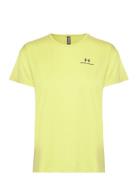 Ua Rush Energy Ss 2.0 Sport T-shirts & Tops Short-sleeved Yellow Under...